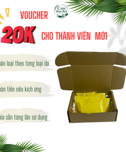 Tinh Bột Ủ Thiên Nhiên Cám Bán Bột Nghệ Mờ Thâm Nám & Đều Màu Da - SD06